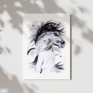 "Wildgirl horse" | Print