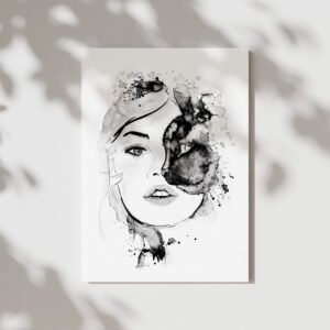 "Wildgirl cat" | Print